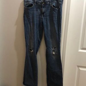 Mossimo Distessed Mid Rise Skinny Bootcut Jeans 12